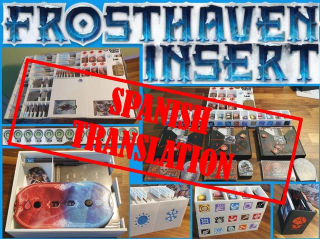 Spanish Translation - Frosthaven Insert 3D model thumbnail