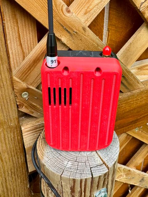 AMPED T-Deck with 1-Watt Airbuddy Amp 3D model thumbnail