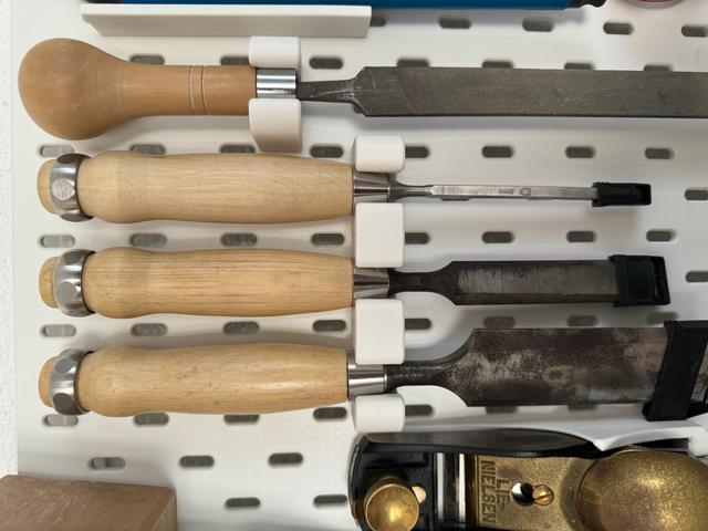 Chisel rack for Skadis 3D model thumbnail
