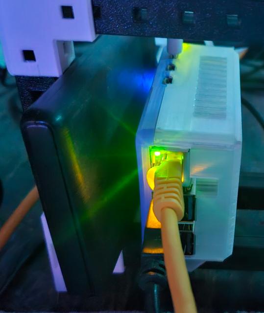 Raspberry Pi 5 Waveshare PoE M.2 HAT+ (B) Case - HomeRacker Remix 3D model thumbnail