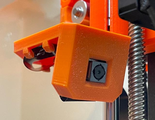 Prusa MK3S (MK3S+) Arducam Autofocus Pi Camera V2.1 Mount mod 3D model thumbnail