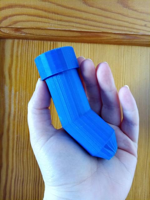 DIY Flutter Device to assist with clearing lungs 3D model thumbnail