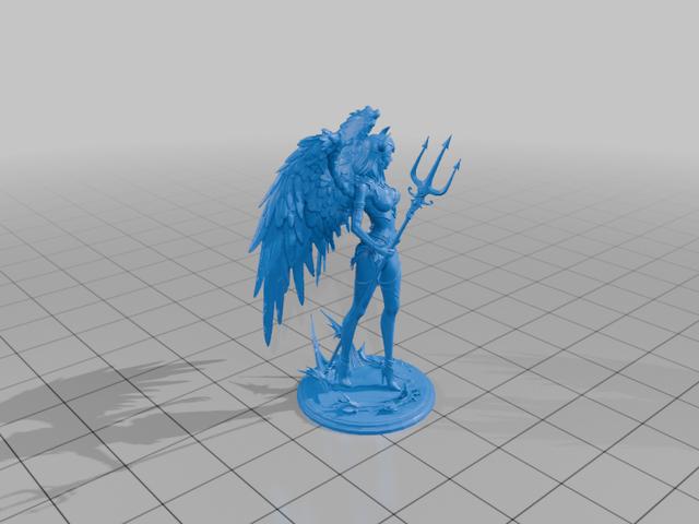 Evil Angel 3D model thumbnail
