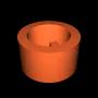 Spacer for hand crank on V3 Card Shuffler 3D model thumbnail