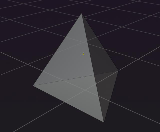 Lowest Poly Sphere - (Regular Tetraeder) 3D model thumbnail