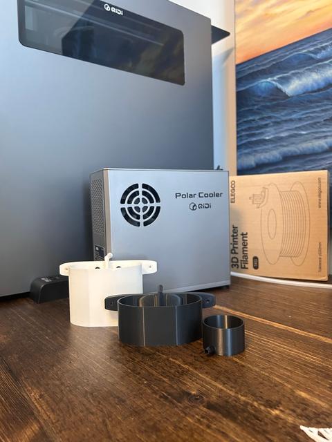QIDI Polar Cooler Condensation Trap 3D model thumbnail
