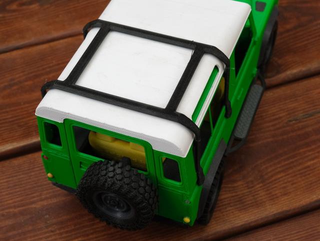 Landy Mini roof rail 3D model thumbnail