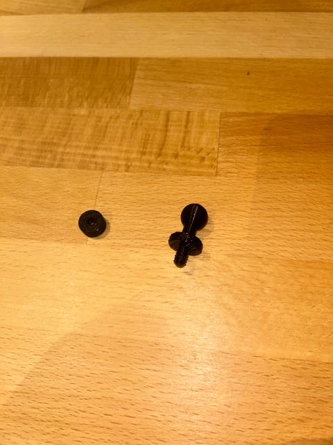 Replacement Parts for small Rollei tripod, ball joint and leg holder 3D model thumbnail