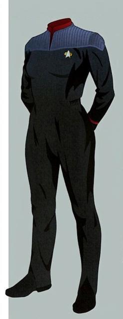 FC/DS9 Androgynous Uniform for playmates Figures 3D model thumbnail