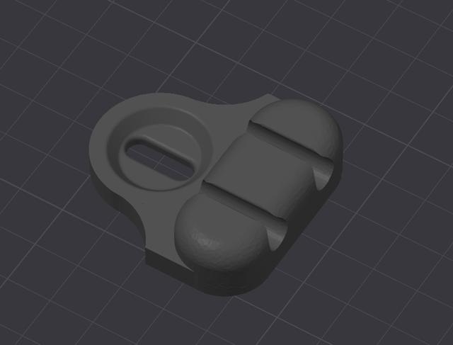 Cord Holder for Skadis 3D model thumbnail