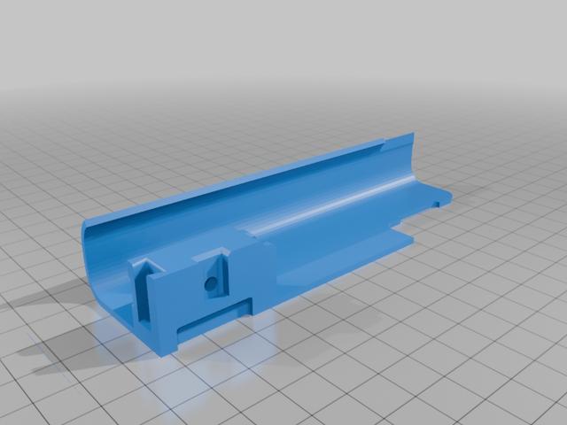 Сentral shaft protection for arrma granite/vorteks 3s with central differential 3D model thumbnail