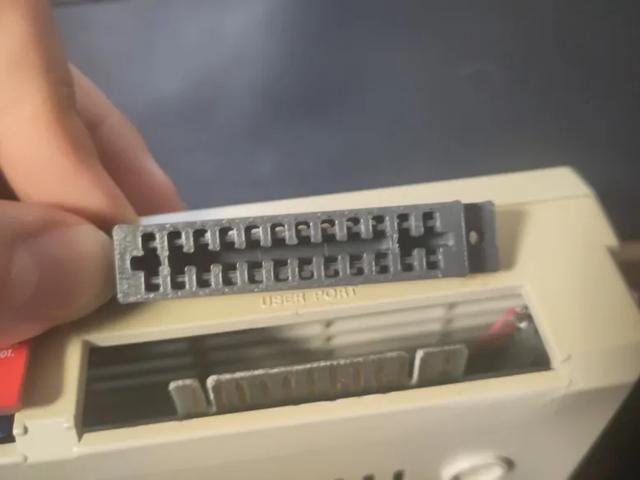 Commodore 64 (C64) User Port DIY connector for Spring Metal Contacts 3D model thumbnail