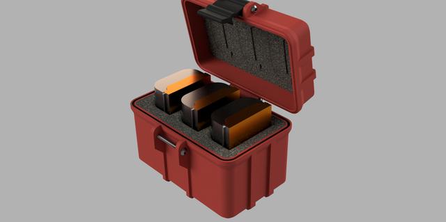 Canon LP-E6 Battery Rugged Box (3, 4 and 6 Bat Variants) 3D model thumbnail