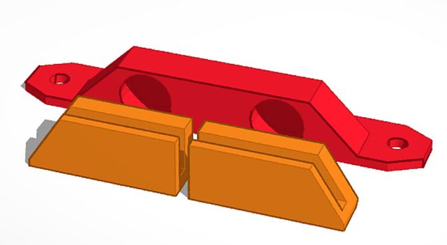 Magnetická prídrž pre okrúhle magnety 3D model thumbnail