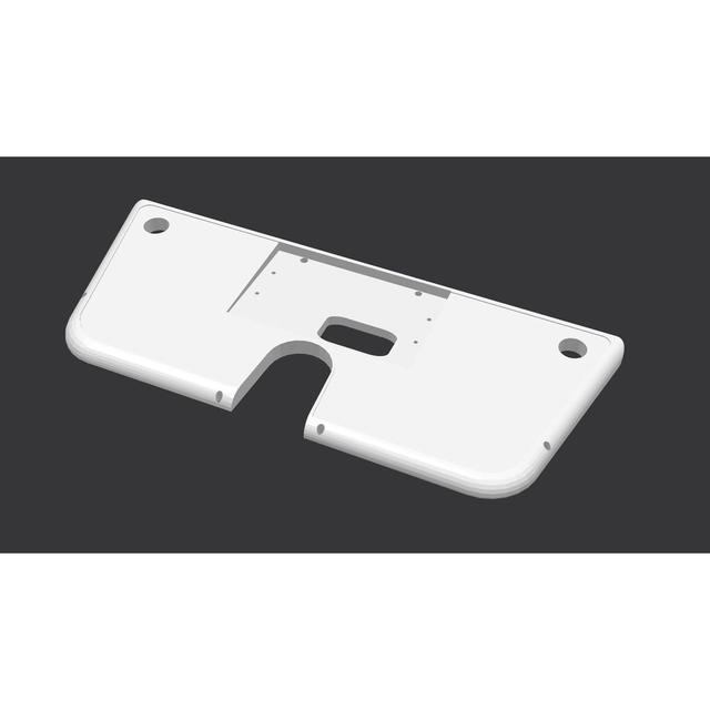 1967-1972 C10 Dash Bezel - 7" Holley Digital Dash 3D model thumbnail