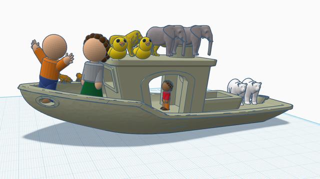 Noahs Benchy 3D model thumbnail
