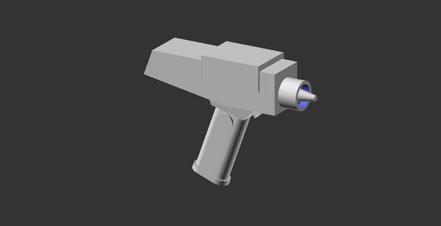 Simple Phaser for Minimates 3D model thumbnail