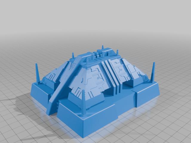 epic cron terrain 3D model thumbnail