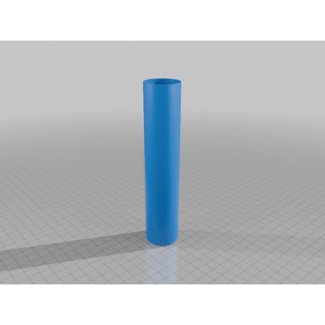 Supressor 16cm Airsoft 3D model thumbnail