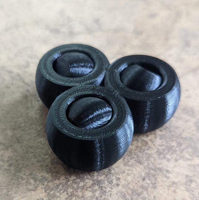 Fidget Roller Toy 3D model thumbnail