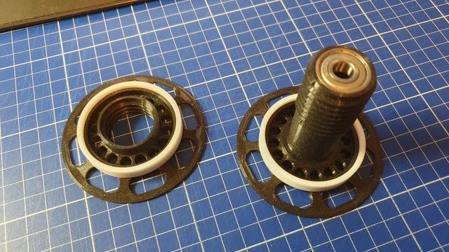 Centering Ring for 55 mm Spools / Cereal Box /Dry Box 3D model thumbnail