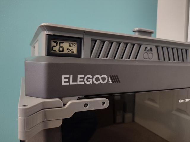 Elegoo Centauri Carbon Vented Riser Corner With Humidity and Temp 3D model thumbnail
