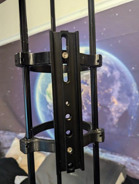 Hadley telescope mount for dovetail plate 3D model thumbnail