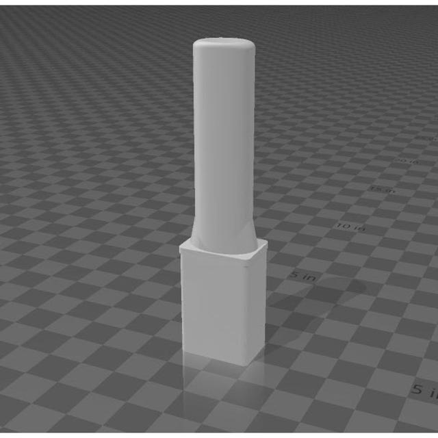 2600 RAM 2500 Stake Pocket Grab Handle 3D model thumbnail