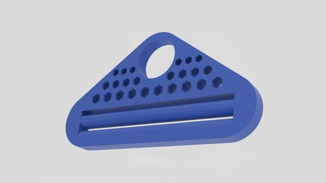 Honeycomb Toothpaste Squeezer 3D model thumbnail