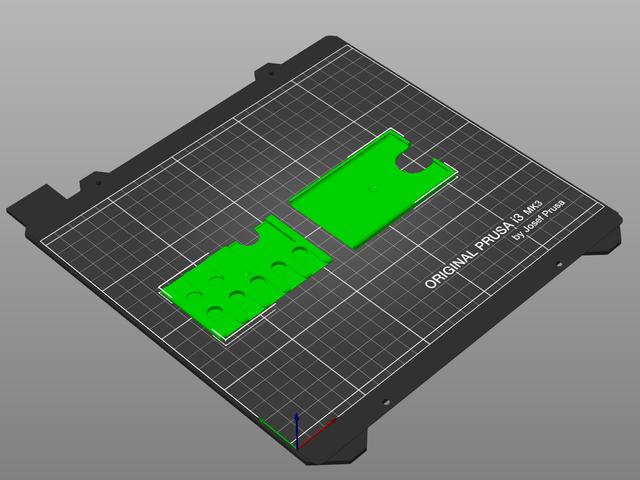 SD/MicroSD Card Case 3D model thumbnail