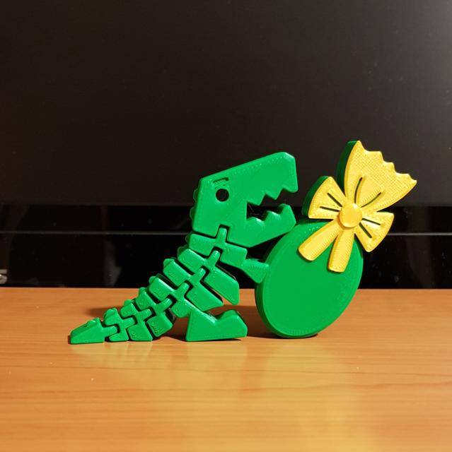 Easter Egg Flexi-Rex 3D model thumbnail