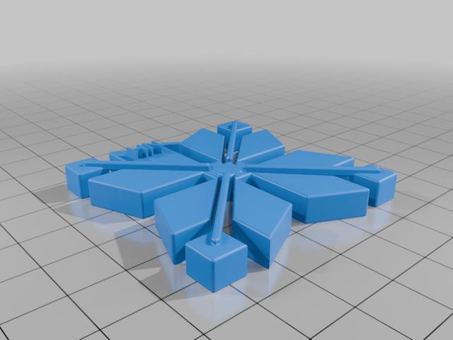 Flower Pendant 3D model thumbnail