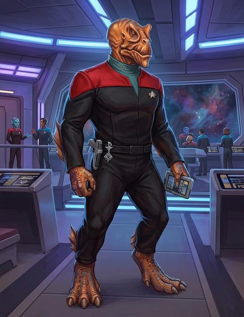 Kashetta Starfleet officer- Star Trek 3D model thumbnail