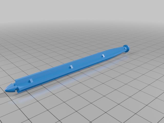 Dardo tanque clim 3D model thumbnail