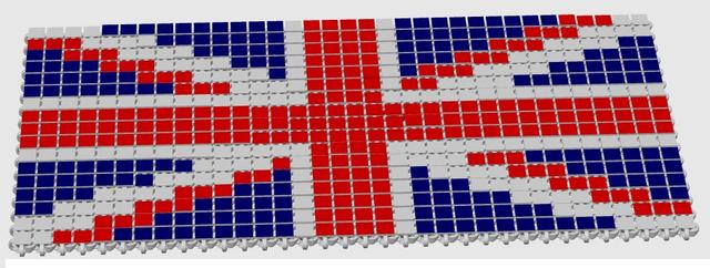 UK Flag 3D model thumbnail