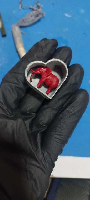 elefante ornate  3D model thumbnail