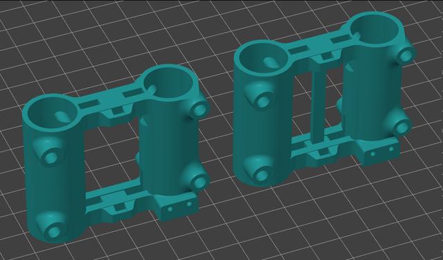 Ender 3 NG v1.2 reinforced toolhead base 3D model thumbnail