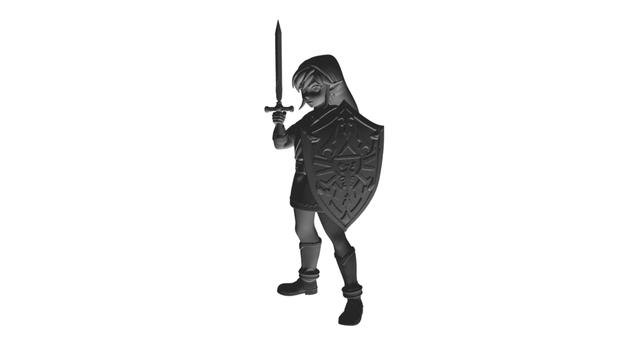 link legend of zelda v2 3D model thumbnail