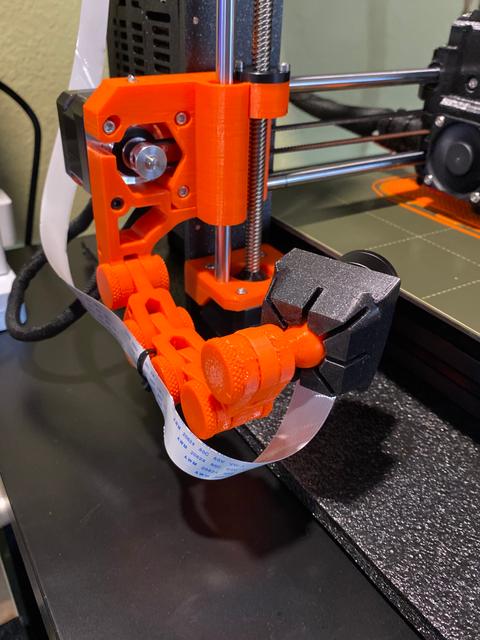 Arducam Noir adapter for Articulating Pi Cam Mount 3D model thumbnail