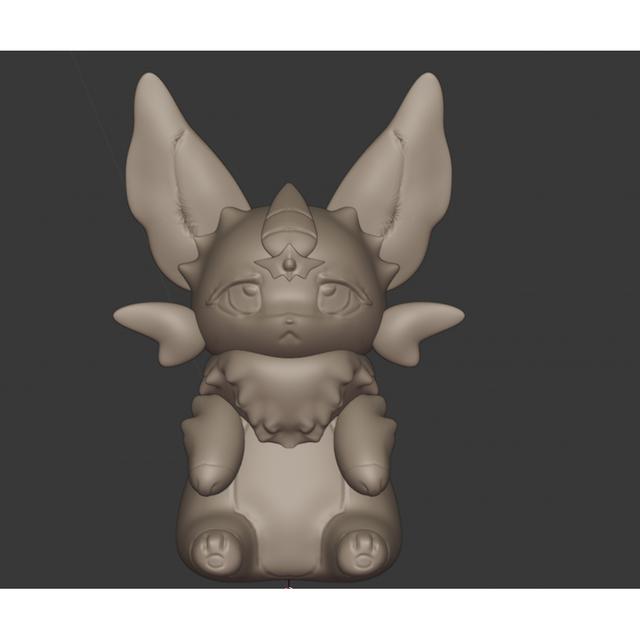 Purrely Figure 3D model thumbnail