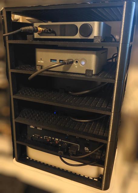 Stackable shelf 3D model thumbnail