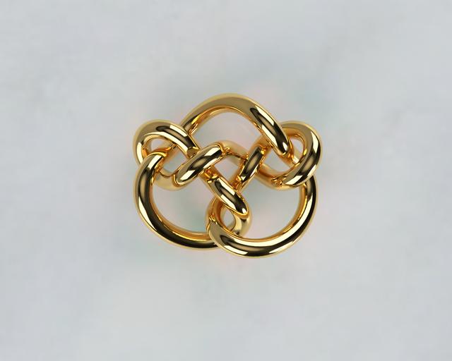 mathematical knots from knot theory 3D model thumbnail