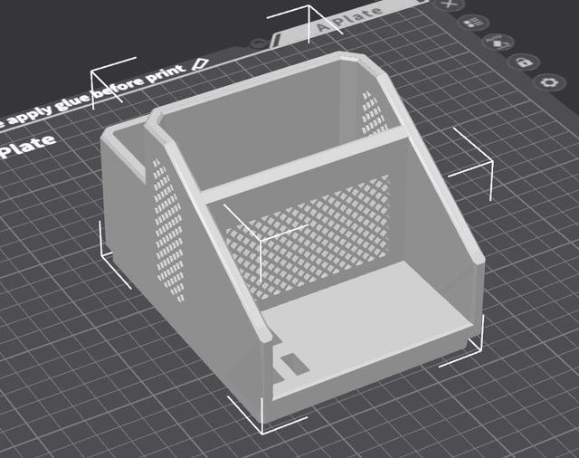 Desktop Organizer for 3D Printer - V2 3D model thumbnail