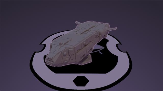 Kyushu Frigate 3D model thumbnail