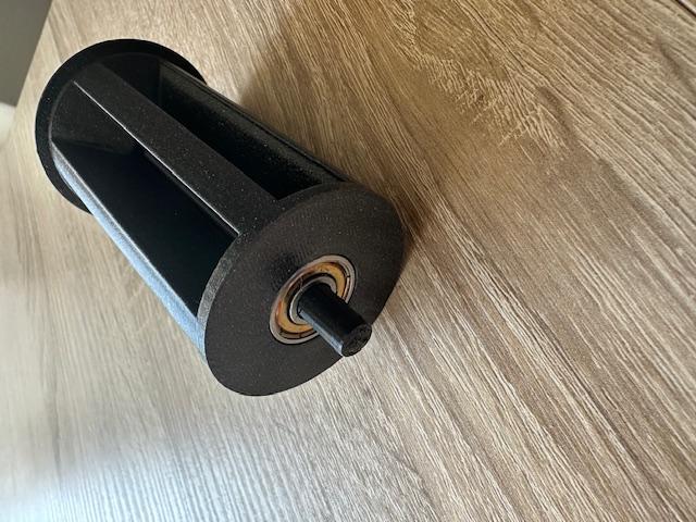 Ikea lack spool roller 3D model thumbnail