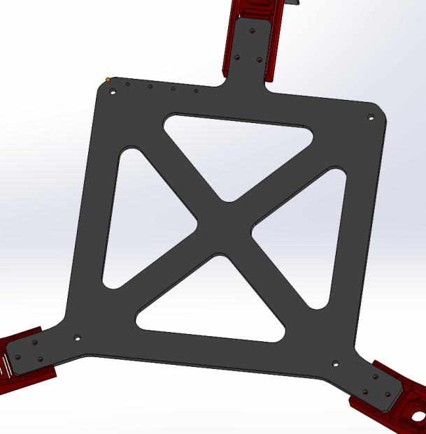 MetalMods E3NG Bed Mount 3D model thumbnail