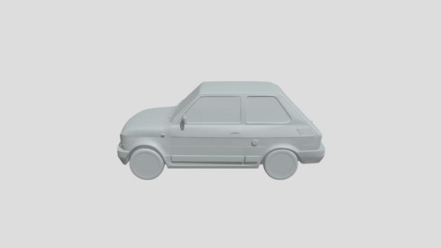 Fiat 126 scale1-65 for 3D-printing 3D model thumbnail