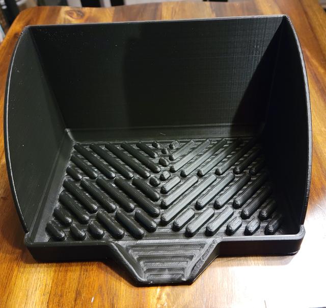 Dish tray with sides 3D model thumbnail