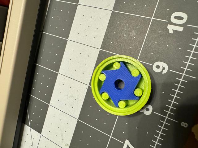 One way Gear Clutch for Motor Drive 3D model thumbnail