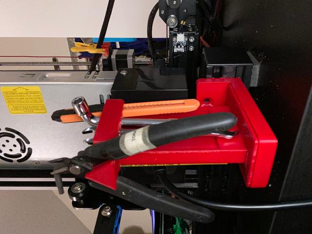 Gridfinity 1x2 Ender3 upgraded tools Holder 3D model thumbnail